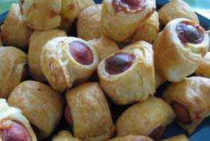 Feuilletés aux saucisses