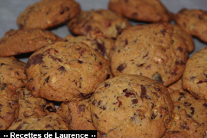 Cookies aux noix et au chocolat