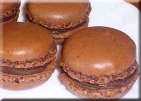 Macarons au chocolat