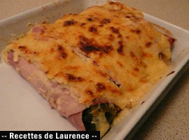 Poireaux au jambon