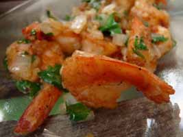 Crevettes à la coriandre