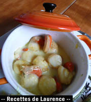 Noix de St Jacques au curry