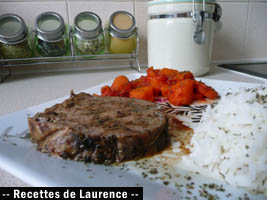 Roti de porc à la moutarde